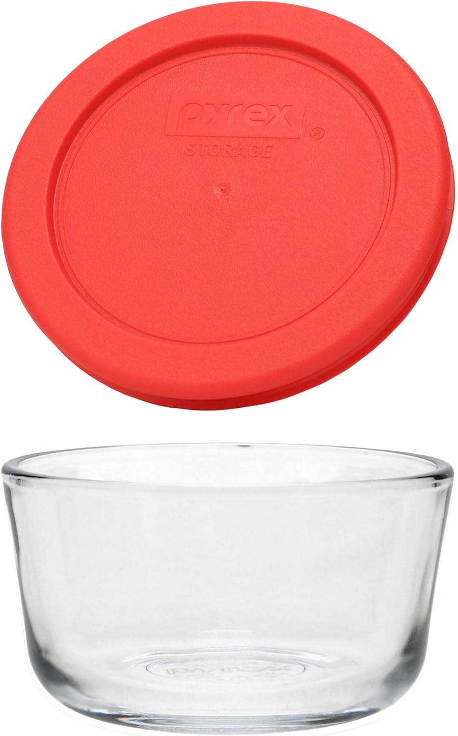 Simply Store 1-Cup Single Glass Food Storage Container with Plastic Lid
