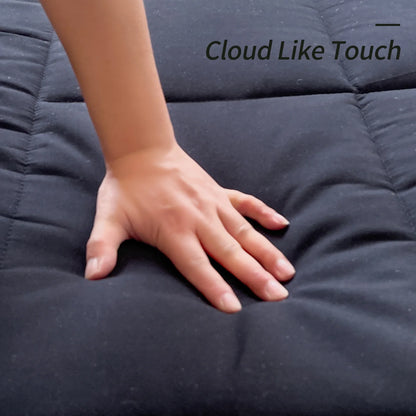 Futon Mattress, Padded Japanese Floor Mattress Quilted Bed Mattress Topper, Extra Thick Folding Sleeping Pad, Full Size