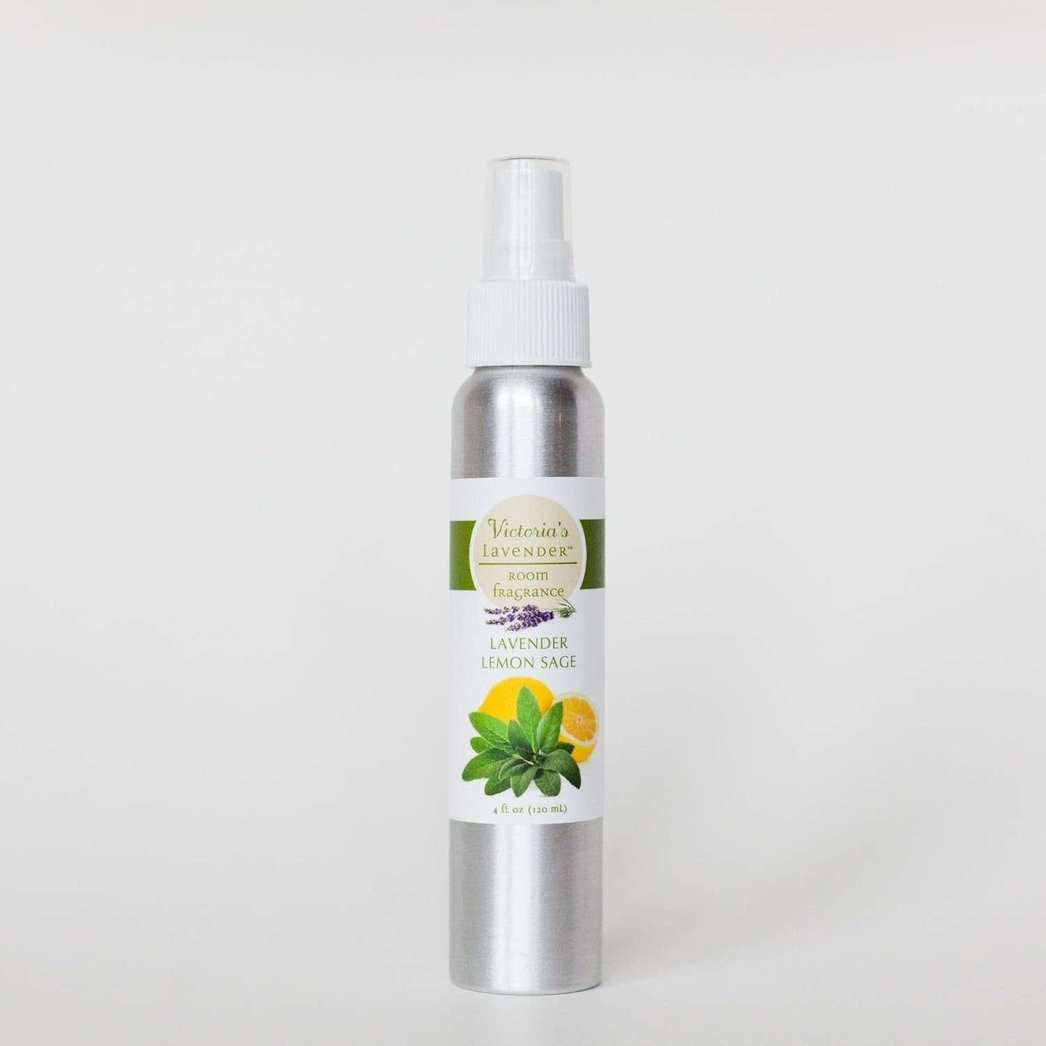 Room Fragrance Spray - Natural Air Freshener & Odor Eliminator, Luxury Essential Oil Scent for Home & Bathroom, Aromatherapy, Ideal Holiday Gift, Lavender Lemon Sage - 1 Pack, 4 Oz