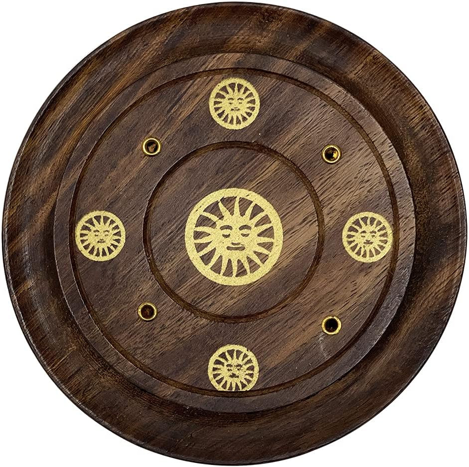 Incense Burner Holder Plate Tray Disk for Sticks Cones Ash Catcher Style #4