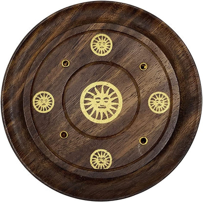 Incense Burner Holder Plate Tray Disk for Sticks Cones Ash Catcher Style #4