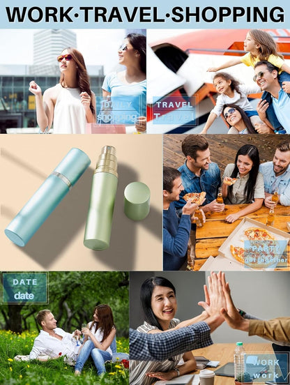 Portable Mini Refillable Perfume Atomizer Bottle Empty Pocket Size Cologne Sprayer for Travel