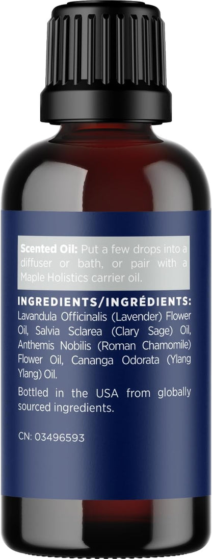 Sleep Essential Oil Blend for Diffuser - Dream Essential Oils for Diffusers Aromatherapy and Relaxation with Clary Sage Ylang-Ylang Roman Chamomile and Lavender for Sleep Time Support (1 Fl Oz)
