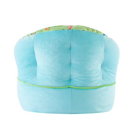 Moonbug  JJ, Cody, & Nina Blue Polyester round Bean Bag for Kids Ages 3-8
