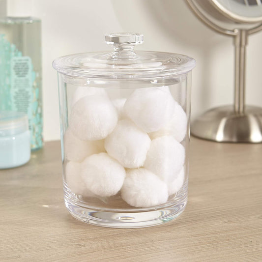 30-Ounce Premium Quality Clear Plastic Apothecary Jar