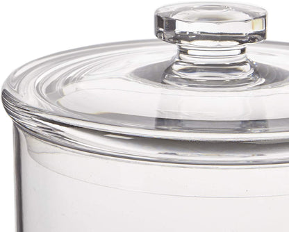 30-Ounce Premium Quality Clear Plastic Apothecary Jar