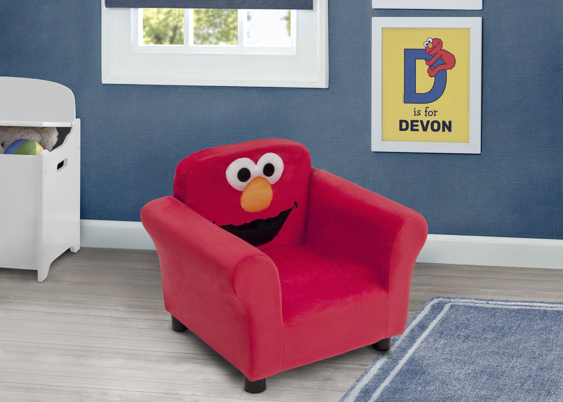 Elmo Kids Upholstered Chair by Delta Children