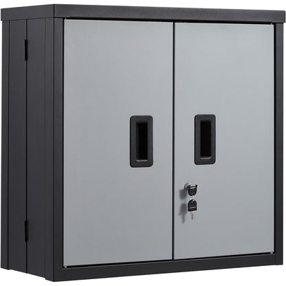 Uimoso Foldable Wall-Mounted Garage Cabinet 26" Compact Design, 240 Lbs Capacity