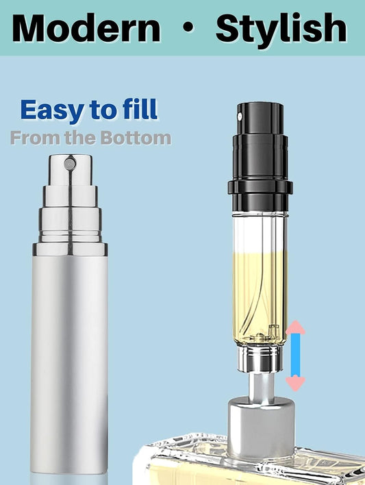 Portable Mini Refillable Perfume Atomizer Bottle Empty Pocket Size Cologne Sprayer for Travel