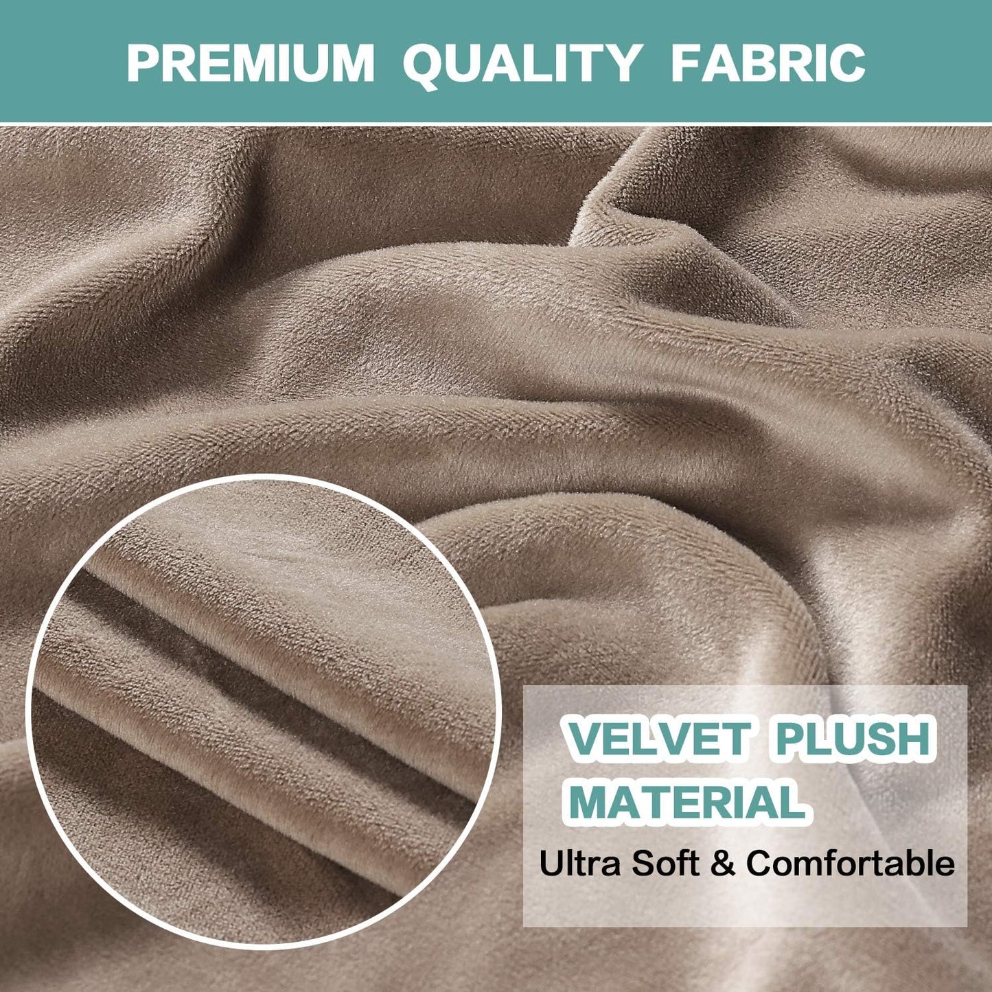 Dining Chair Covers Stretch Chair Covers for Dining Room Velvet Chair Protector Covers Slipcover Parson Chair Covers Set of 4 for Hotel Ceremony, Thick Soft Velvet Fabric (4, Taupe)