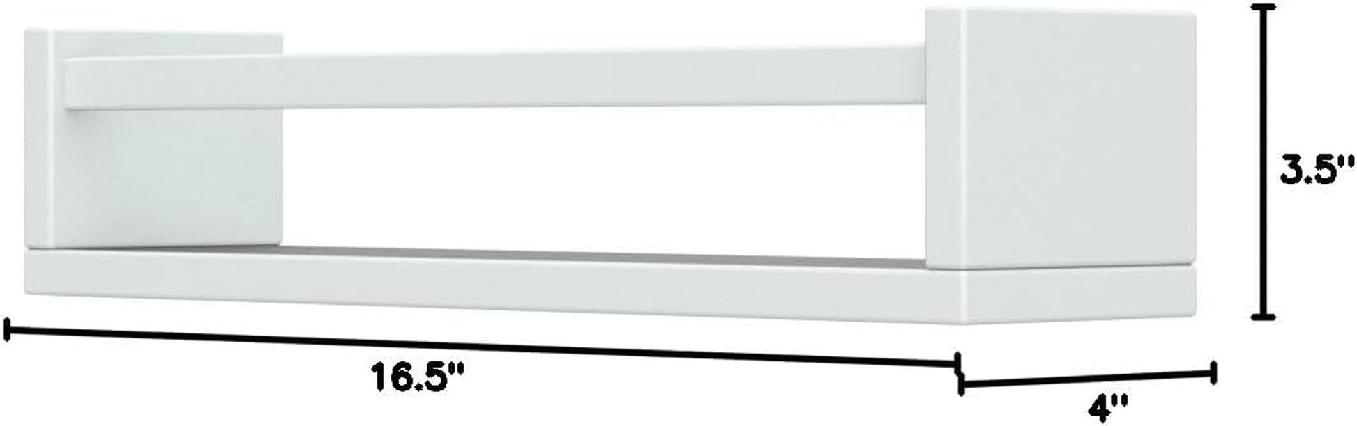 Floating Nursery Book Shelves for Wall Set of 4, Wall Bookshelf for Kids Room, White Wood Hanging Bookshelves Book Shelf for Baby Toddler Childrens Boy Girl Bedoom Toy and Decor Storage