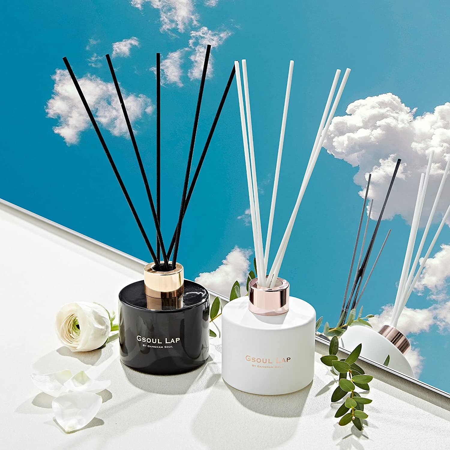 Moroccan Bergamot Reed Diffuser Set/Fragrance Oil Diffuser Reeds/Scent Diffuser/Room Decor, Office Decor, Black Decor/Home Fragrance Products & Gifts