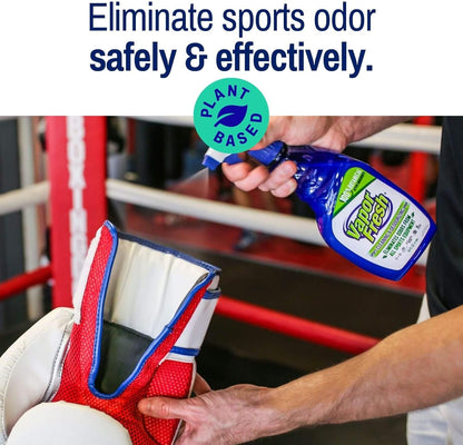 Sports Cleaner and Deodorizer - for Boxing Gloves, Sports Pads, Helmets, Gym Bags, Gym Equipment and More - Naturally Powered by Plants, 16 Fl Oz (1-Pack)