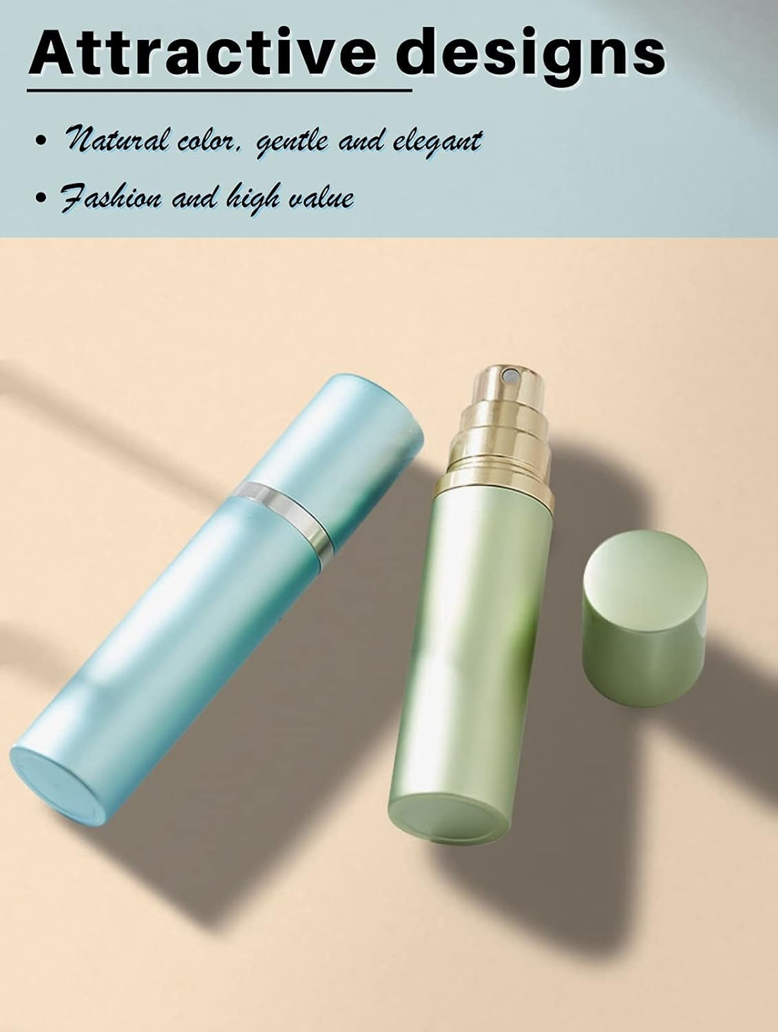 Portable Mini Refillable Perfume Atomizer Bottle Empty Pocket Size Cologne Sprayer for Travel