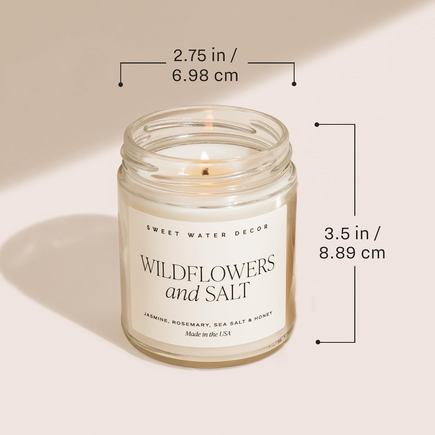 Relax Girl, Peppermint, Cedar, Clove, and Eucalyptus Scented Soy Wax Candle for Home | 9Oz Clear Jar, 40 Hour Burn Time, Non Toxic, Made in the USA