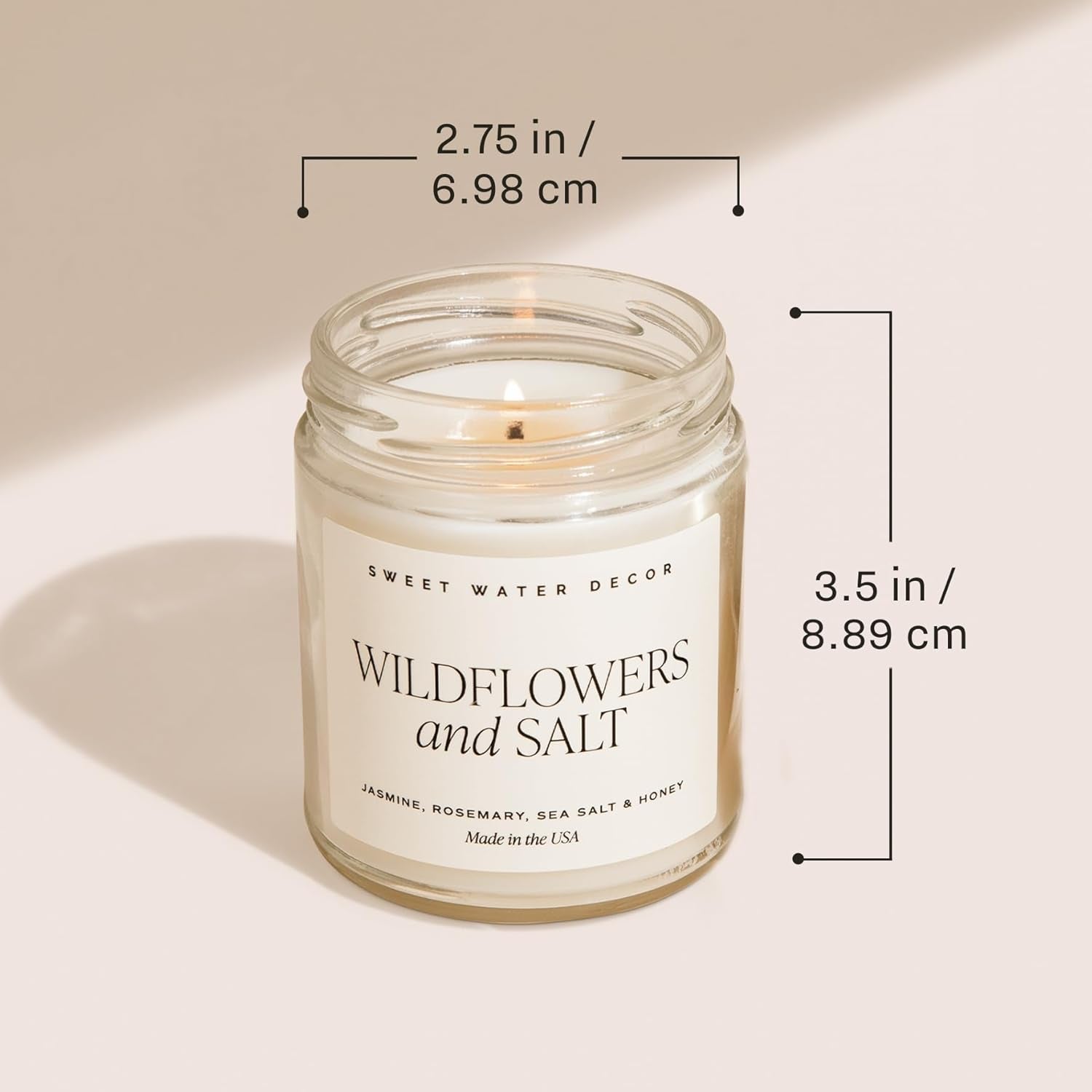 Relax Girl, Peppermint, Cedar, Clove, and Eucalyptus Scented Soy Wax Candle for Home | 9Oz Clear Jar, 40 Hour Burn Time, Non Toxic, Made in the USA