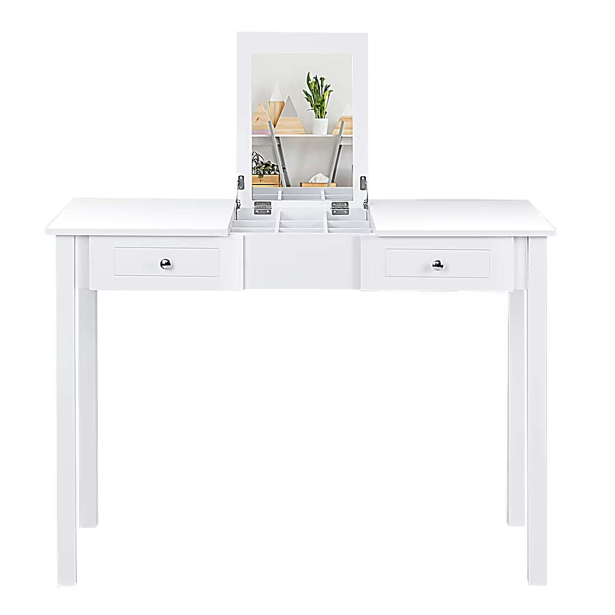 Vanity Table Dressing Table Flip Top Desk Furniture White