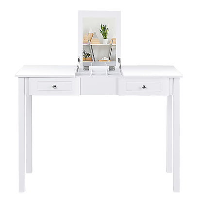 Vanity Table Dressing Table Flip Top Desk Furniture White
