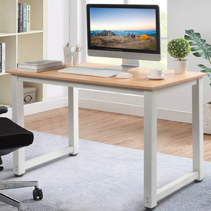 Wood Computer Desk PC Laptop Study Table Workstation Home Office Furniture
