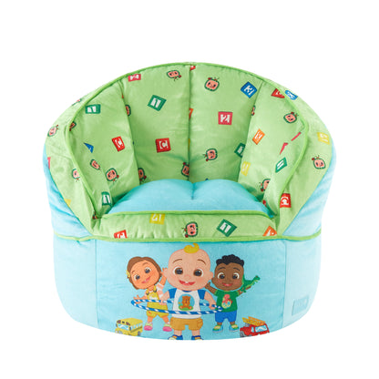 Moonbug  JJ, Cody, & Nina Blue Polyester round Bean Bag for Kids Ages 3-8