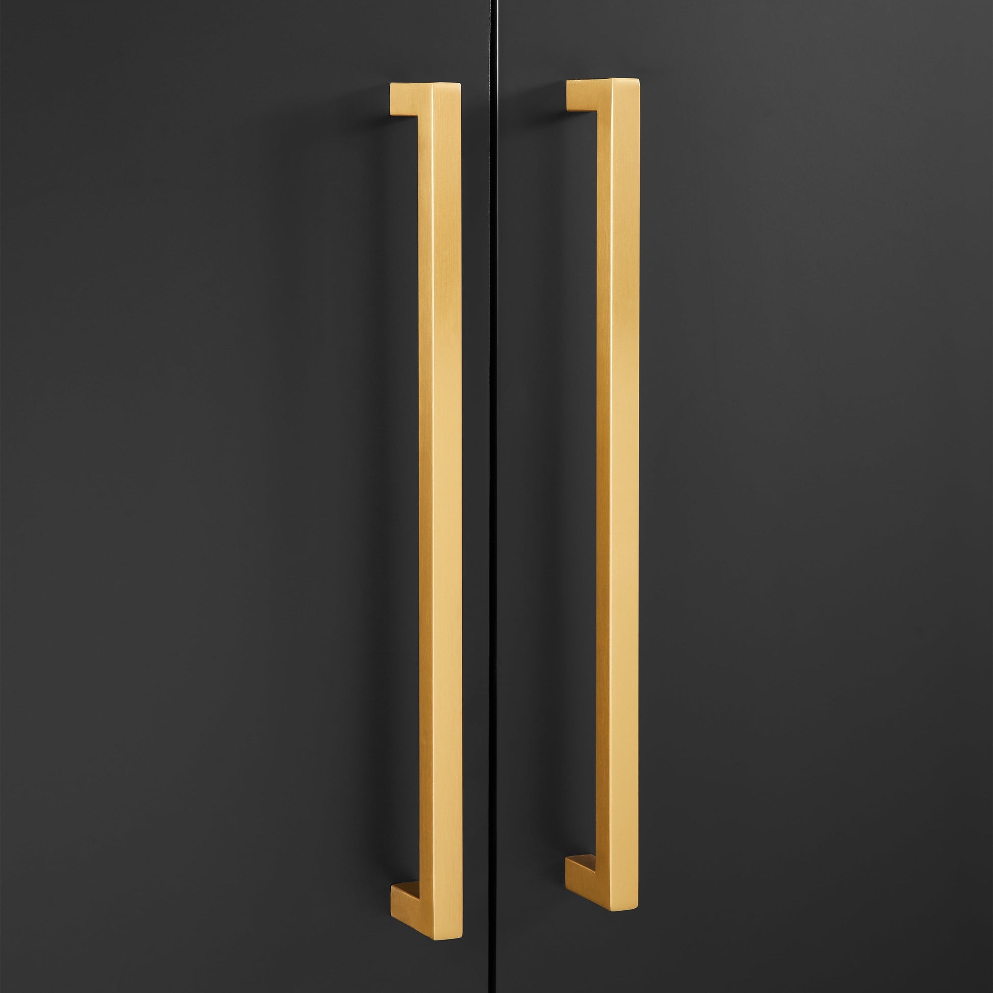Everett Wood Accent Cabinet in Matte Black