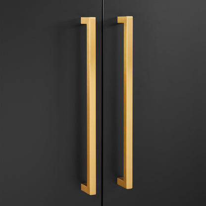 Everett Wood Accent Cabinet in Matte Black