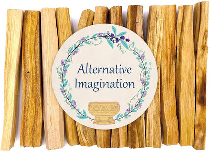 Palo Santo Sticks - Incense Sticks for Spiritual Cleansing, Stress Relief, Meditation Accessories, Home Fragrance - Sustainably Wild Harvested - Pack of 12 -