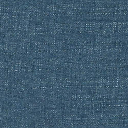 BOBA5-CAP-21 5 Piece Kitchen Table & Chairs Set Includes a round Dining Room Table and 4 Blue Color Linen Fabric Parsons Dinette Chairs, 42X42 Inch, Cappuccino