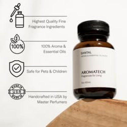 White Tea & Bamboo Premium Aroma Oil – Delicate & Earthy Home Fragrance with Notes of White Tea, Bamboo & Jasmine for Scent Diffusers, Cold-Air Machines (0.33 Fl Oz (Pack of 1))