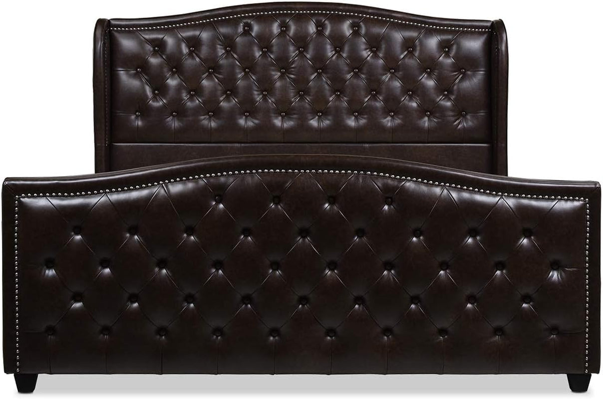 Jennifer Taylor Home Marcella Upholstered Shelter Headboard Bed Set
