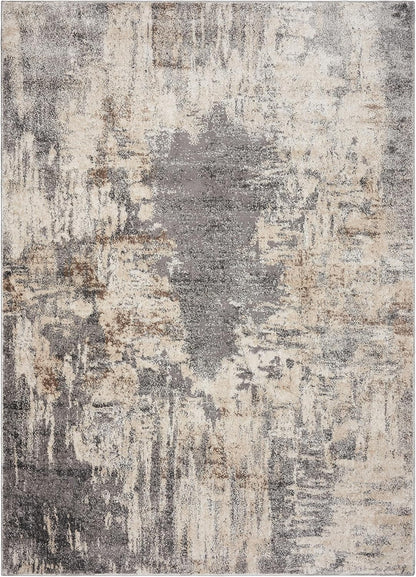 Artistic Area Rug, Gray-Gray 2X7