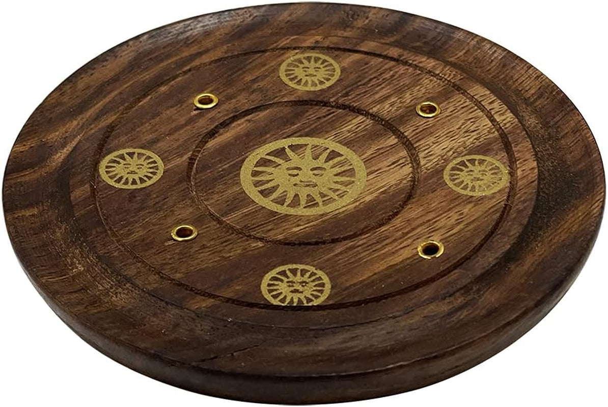 Incense Burner Holder Plate Tray Disk for Sticks Cones Ash Catcher Style #4