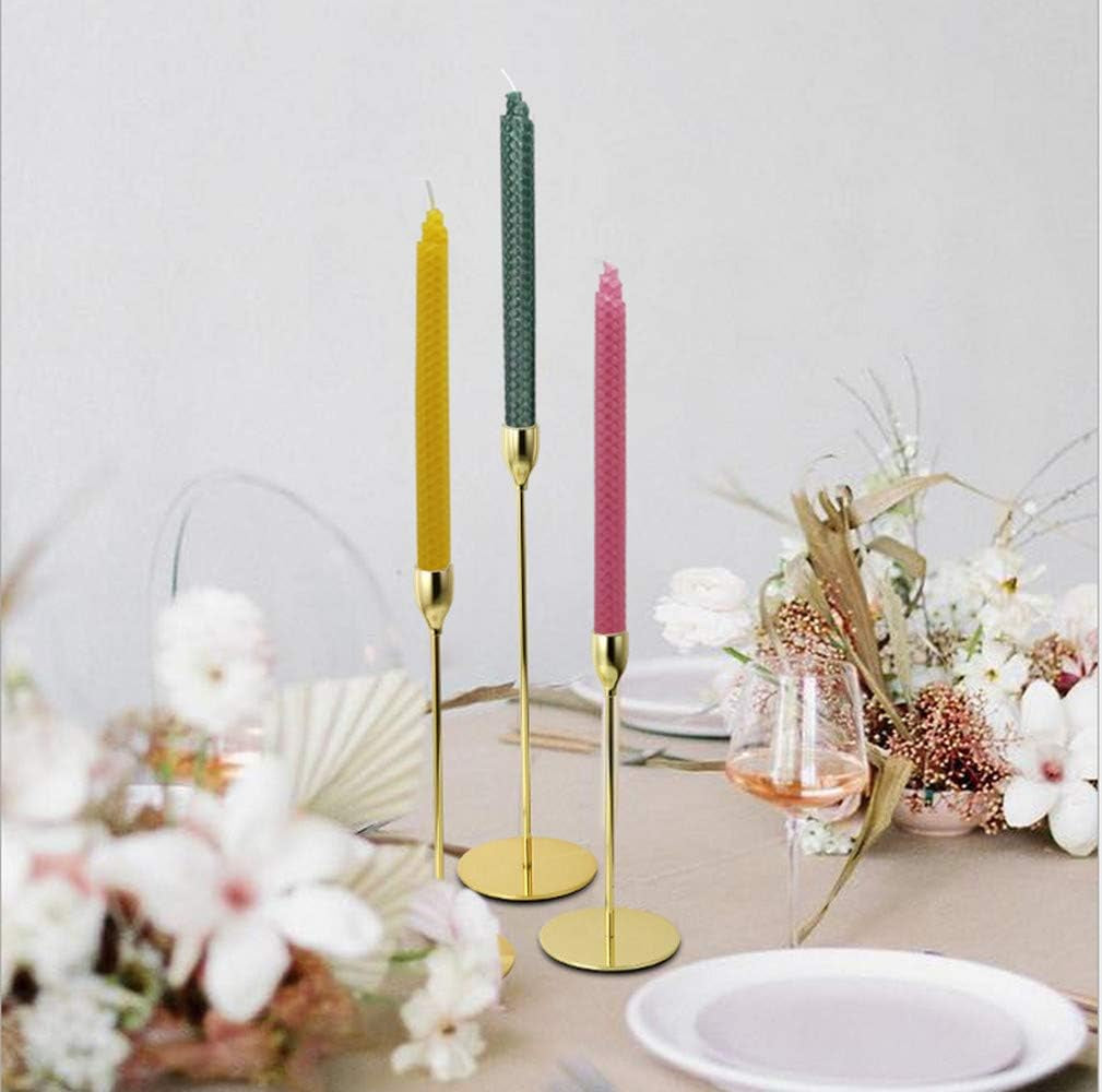 Set of 14 Beeswax Handmade Taper Candles, 9 Inch Smokeless Dripless Wax Candles, Beeswax Candle for Home Gift Ideas, Long Candle Sticks for Wedding,Dinner