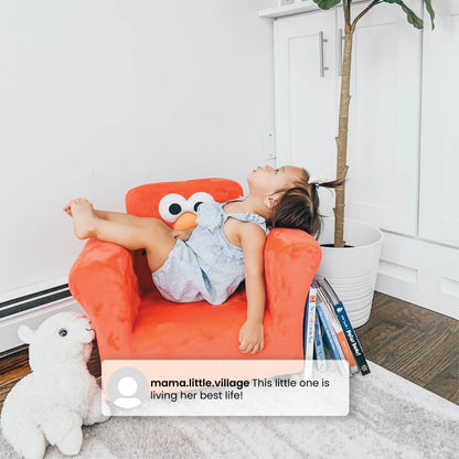 Elmo Kids Upholstered Chair by Delta Children