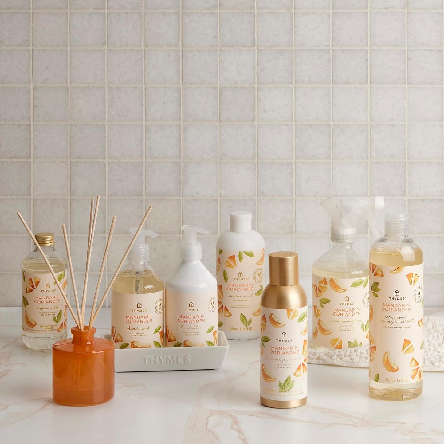 Petite Reed Diffuser - 4 Fl Oz - Mandarin Coriander