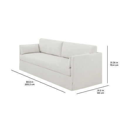Better Homes & Gardens Waylen Slipcover Sofa, Cream, by Dave & Jenny Marrs