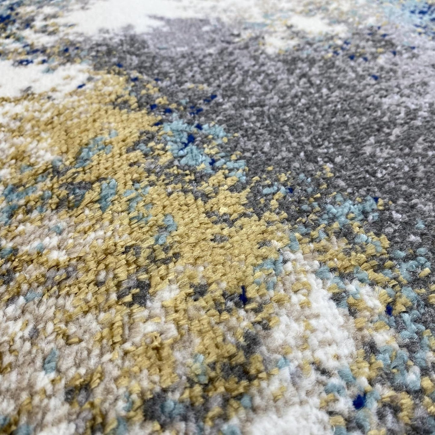 Beverly Collection 8445 Blue 2X3 Modern Abstract Area Rug