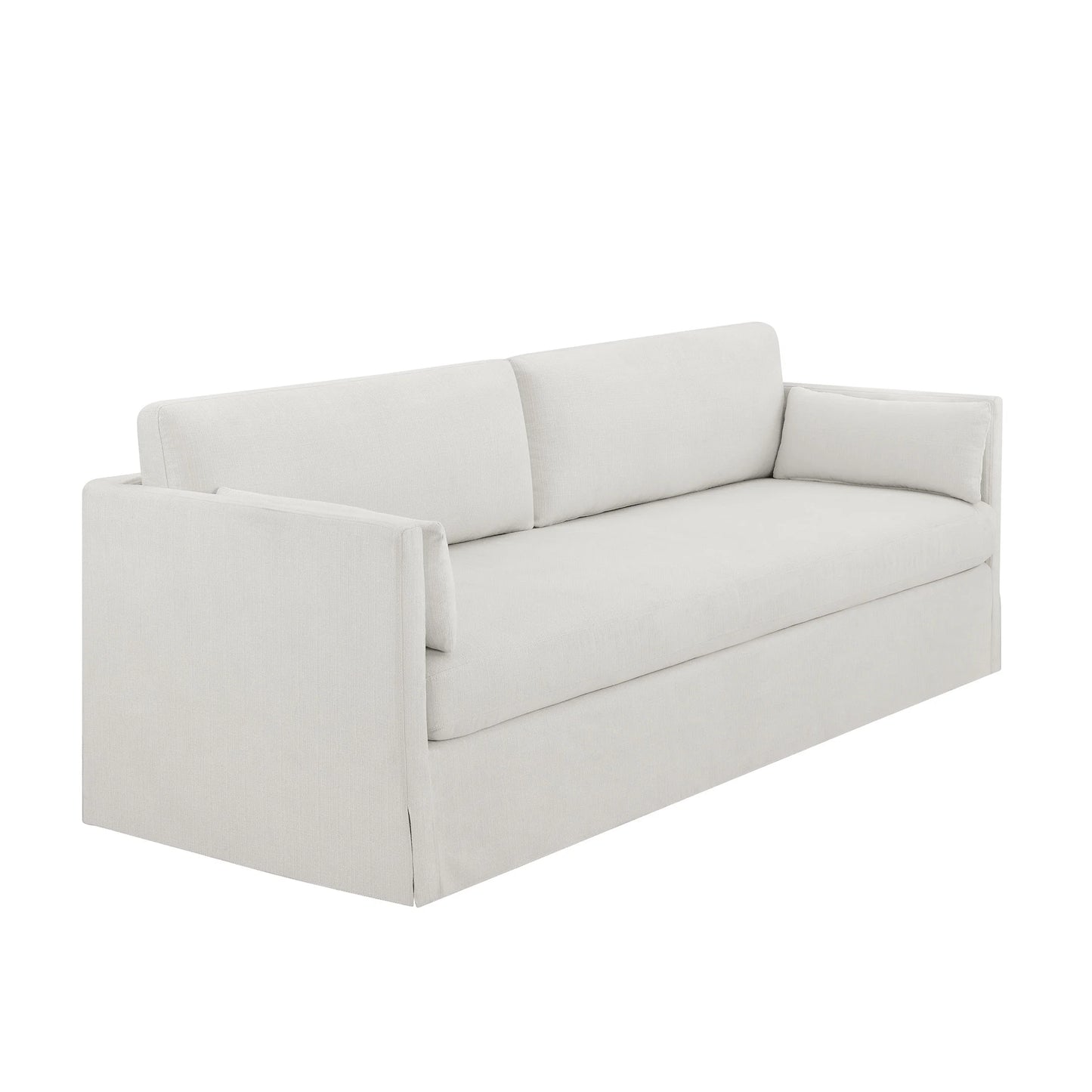 Better Homes & Gardens Waylen Slipcover Sofa, Cream, by Dave & Jenny Marrs