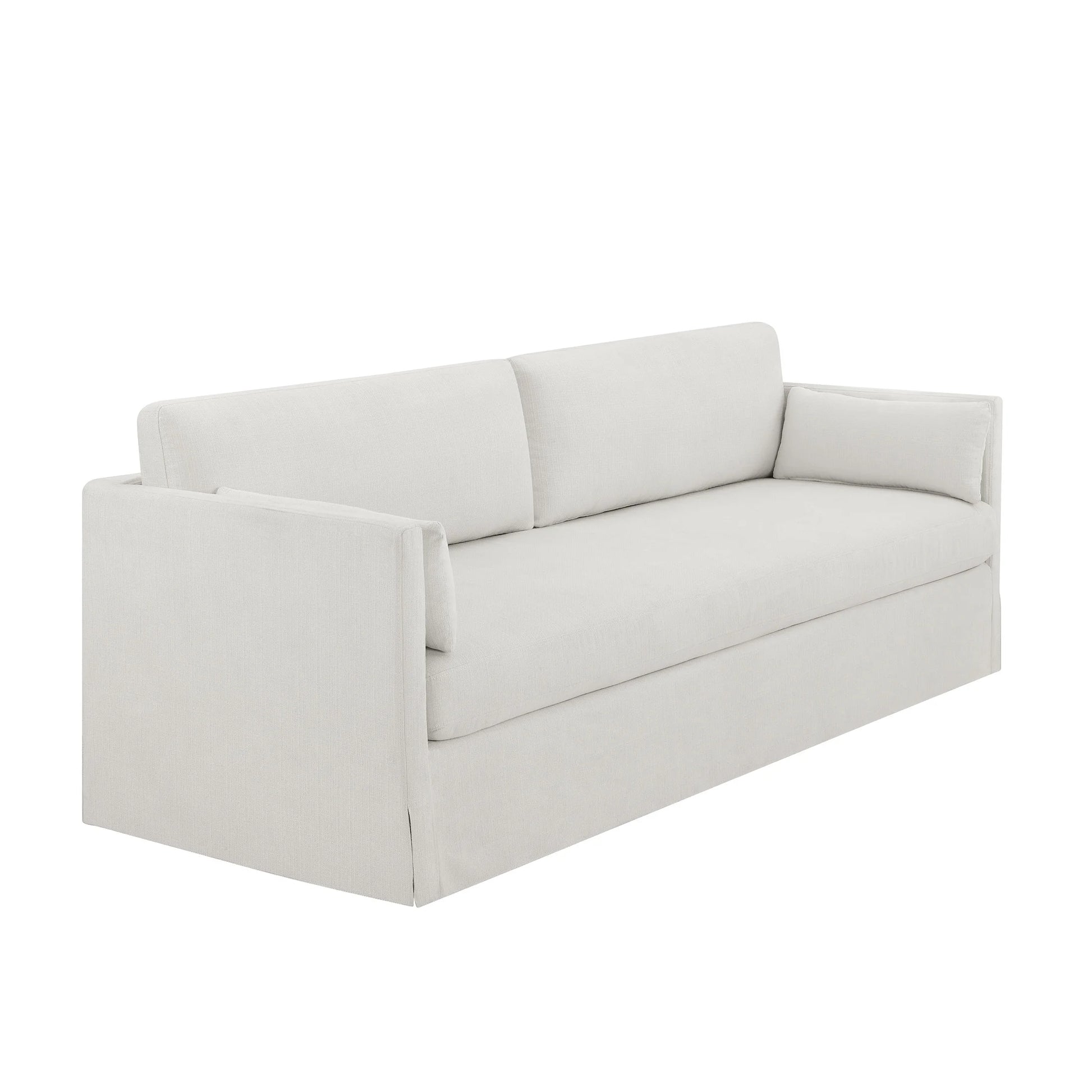 Better Homes & Gardens Waylen Slipcover Sofa, Cream, by Dave & Jenny Marrs