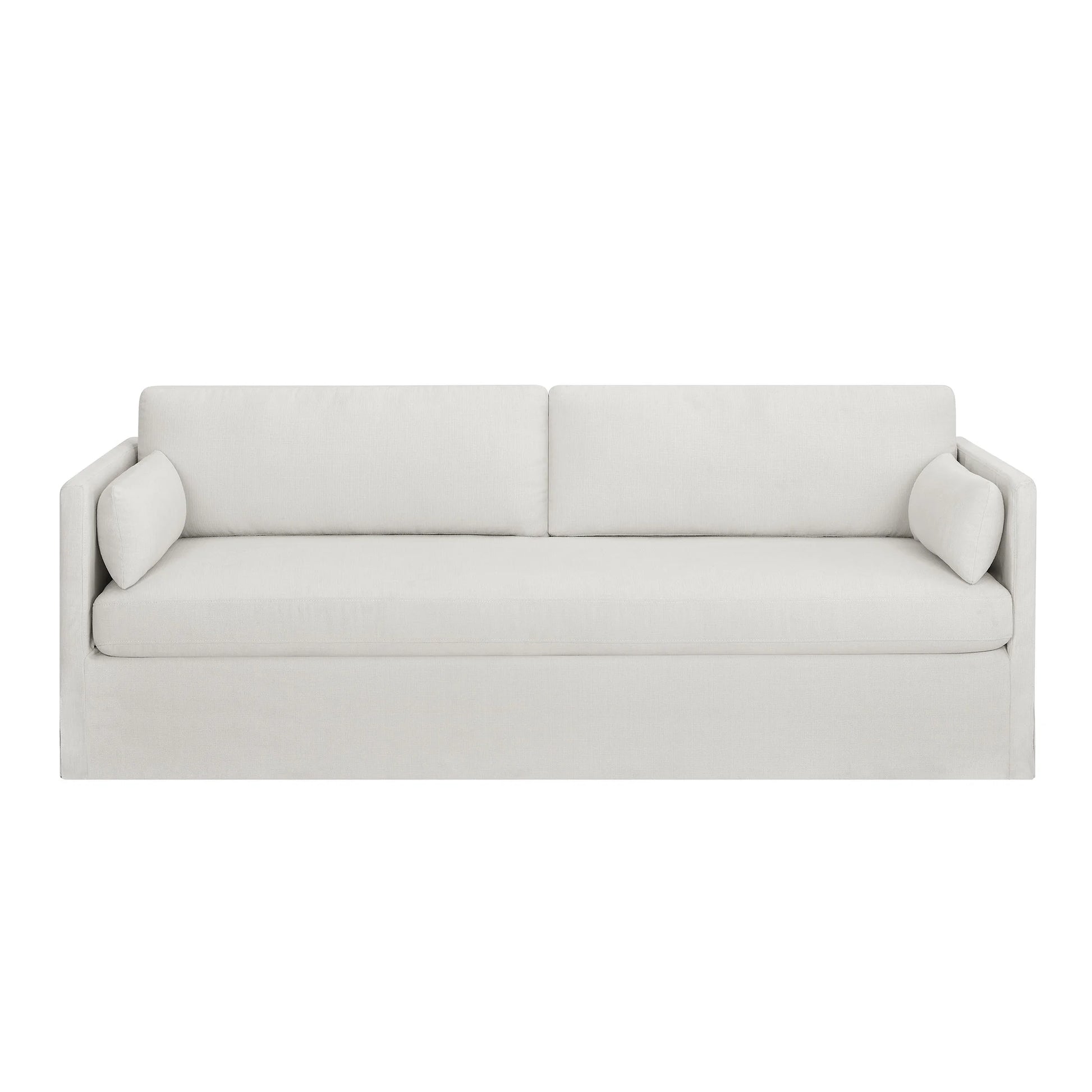 Better Homes & Gardens Waylen Slipcover Sofa, Cream, by Dave & Jenny Marrs