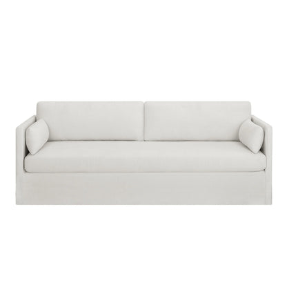 Better Homes & Gardens Waylen Slipcover Sofa, Cream, by Dave & Jenny Marrs