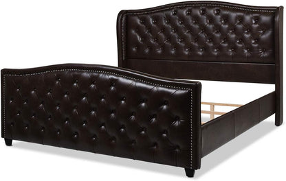 Jennifer Taylor Home Marcella Upholstered Shelter Headboard Bed Set