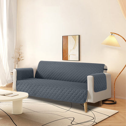 100% Waterproof Sofa Cover Non Slip Couch Cover Machine Washable Slipcover Leakproof Furniture Protector for Dogs Kids Pets, Dark Gray, Sofa