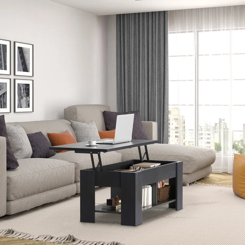 Sparta Lift Top Extendable Coffee Table with Storage