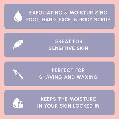 Arabica Coffee Body Scrub - Moisturizing and Exfoliating for Body, Face, Hand, Foot - Fights Stretch Marks, Fine Lines, Wrinkles - Great Gifts for Women & Men - 10 Oz