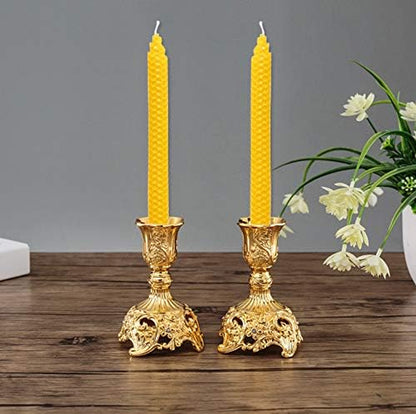 Set of 14 Beeswax Handmade Taper Candles, 9 Inch Smokeless Dripless Wax Candles, Beeswax Candle for Home Gift Ideas, Long Candle Sticks for Wedding,Dinner