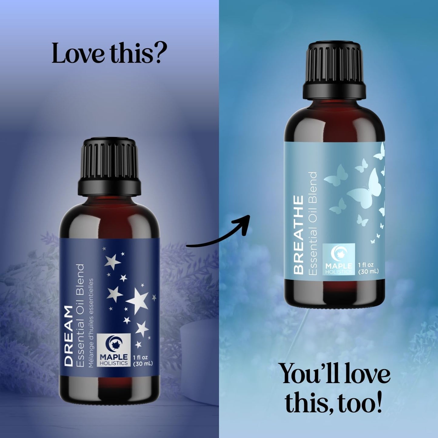 Sleep Essential Oil Blend for Diffuser - Dream Essential Oils for Diffusers Aromatherapy and Relaxation with Clary Sage Ylang-Ylang Roman Chamomile and Lavender for Sleep Time Support (1 Fl Oz)